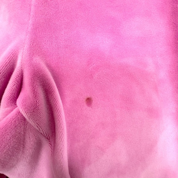 Victorias Secret Pink Velour‎ Jogger Sweatpants Embroidered V Logo Drawstring - Picture 5 of 5